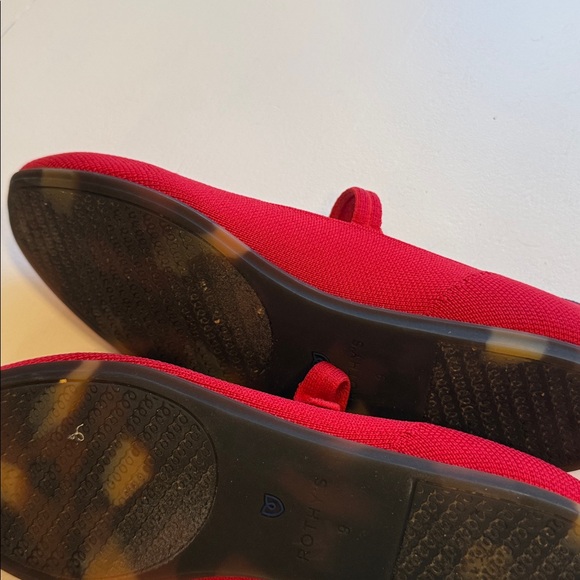Rothys Red Square Mary Janes size 9 - Picture 3 of 5